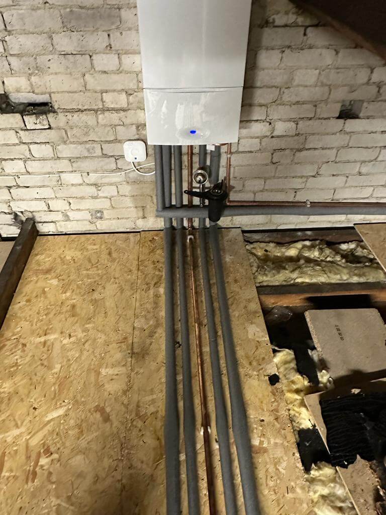 Insulated Pipework Boiler Installation Herne Bay