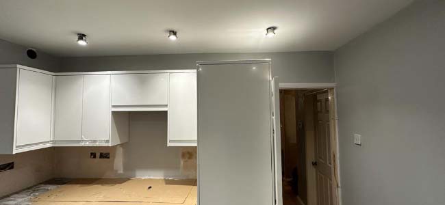 spot lights kitchen installation herne bay